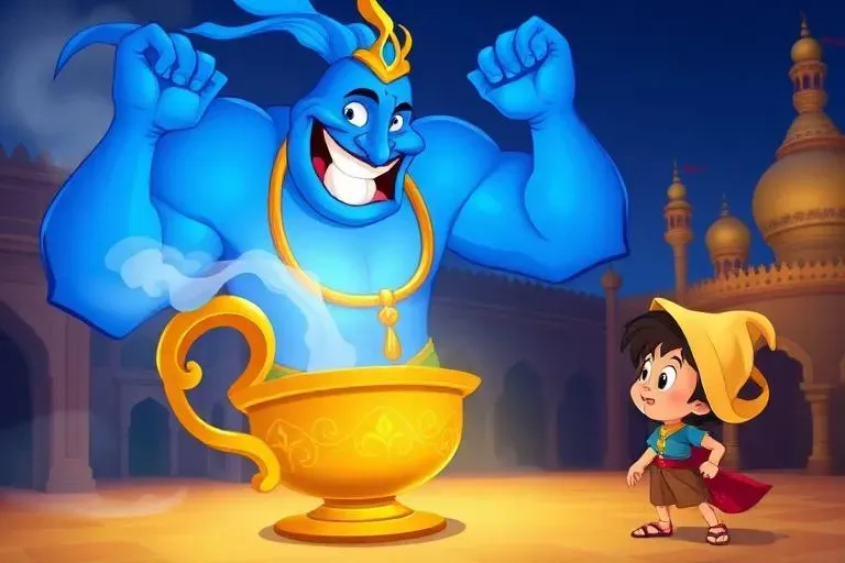 Aladdin és a csodalámpa - illusztráció 2