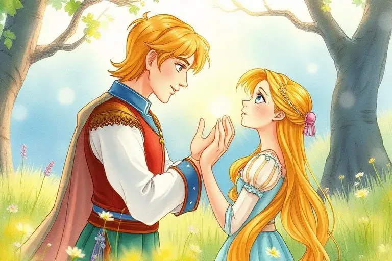 Aranyhaj (Rapunzel) - illusztráció 3