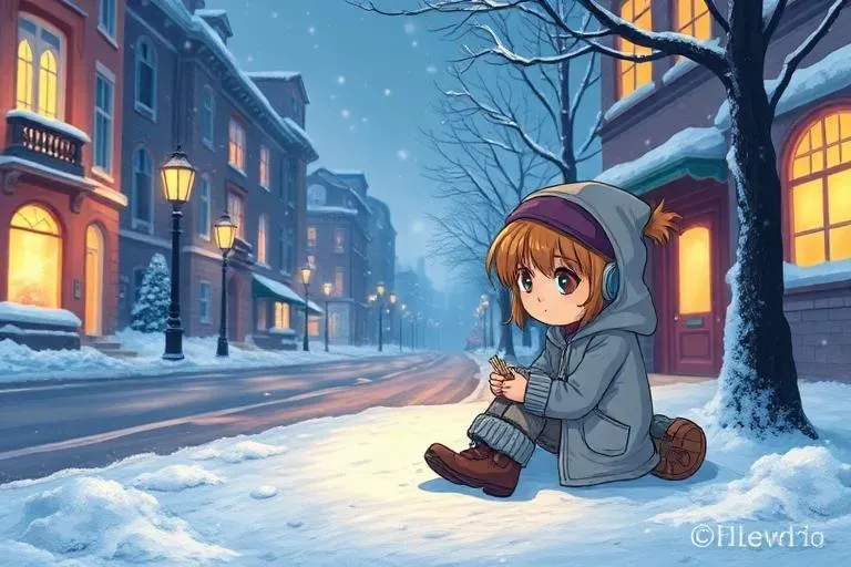 A gyufaárus kislány - illusztráció 1