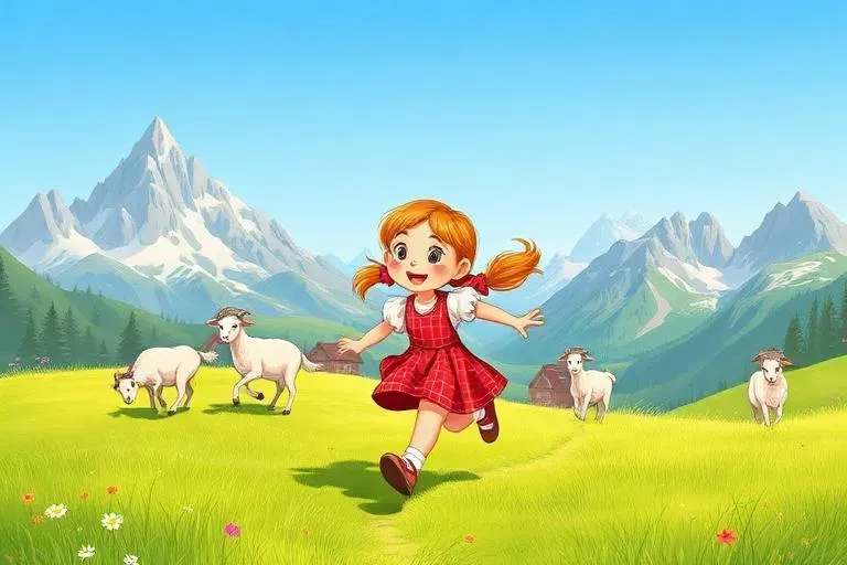 Heidi - illusztráció 1
