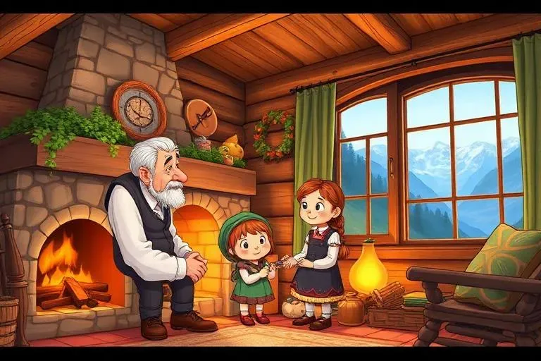 Heidi - illusztráció 2