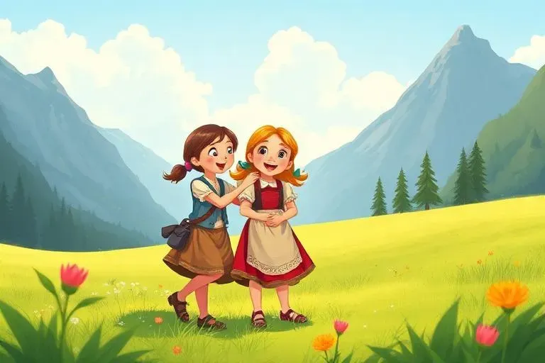 Heidi - illusztráció 3