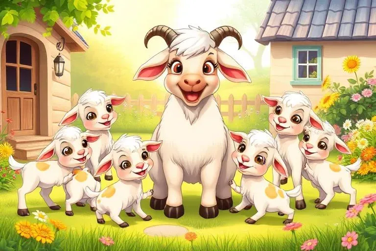A farkas és a hét kecskegida - illusztráció 3