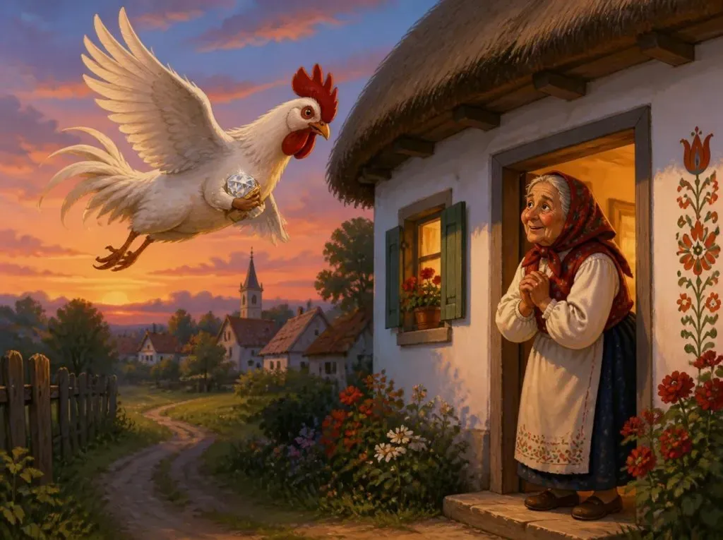 A kiskakas gyémánt félkrajcárja - illusztráció 3