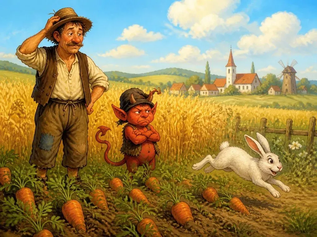 Az ördög és a szegény ember - illusztráció 1