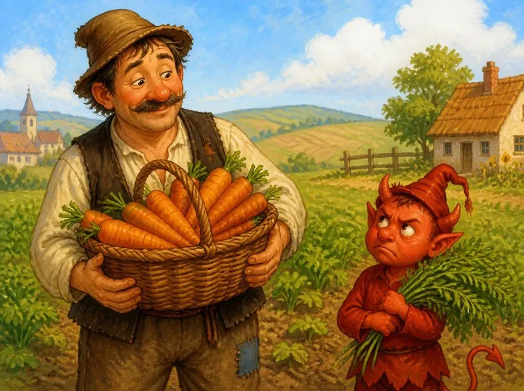 Az ördög és a szegény ember - illusztráció 2